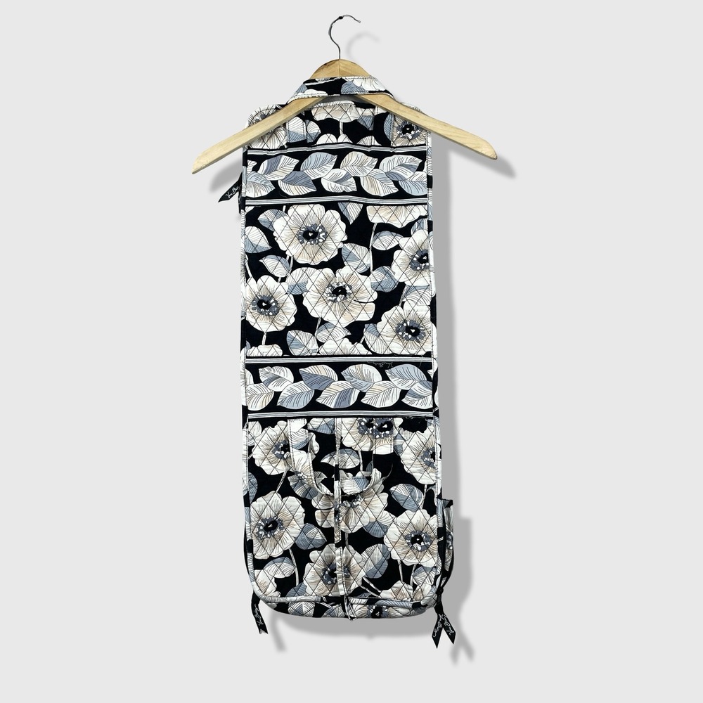 Vera Bradley Hanging Organizer Women OS Black Floral Quilted Travel Aesthetic